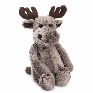 Jellycat Cozy Marty the Moose Plush - Brown and Cream